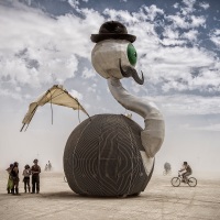Burning Man Marka Musila v Nikon Photo Gallery