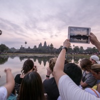 Kambodžská perla Angkor Vat – fotograf mezi selfíčkáři
