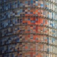 Torre Agbar v Barceloně, Jean Nouvel; 2000–2005, Foto: Ester Havlová