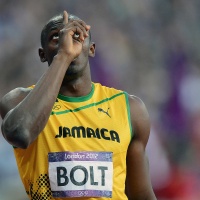 © JIŘÍ KOLIŠ, www.kolis.cz: Usain Bolt – Jamaica – před startem běhu na 200 m – LOH Londýn 2012 / Usain Bolt – Jamaica – before the start of the 200m race – Summer Olympic Games 2012