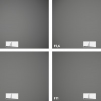 Nikkor Z 24–70 mm f/4 S – vinětace – ohnisko 50 mm
