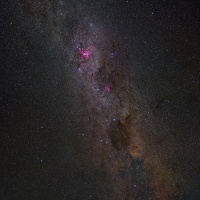 Mlhovina Eta Carina/Jižní kříž | © Johannes Schedler | observatoř CTIO, Chile