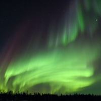 Polární záře nad Yellowknife, Canada | © Toshio Ushiyama