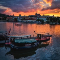 Tajemná Praha / Mysterious Prague | © Richard Horák: Červánky na Vltavě / Crimson on the Vltava River
