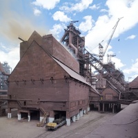 Vysoká pec, Novotroisk, Rusko, 2013