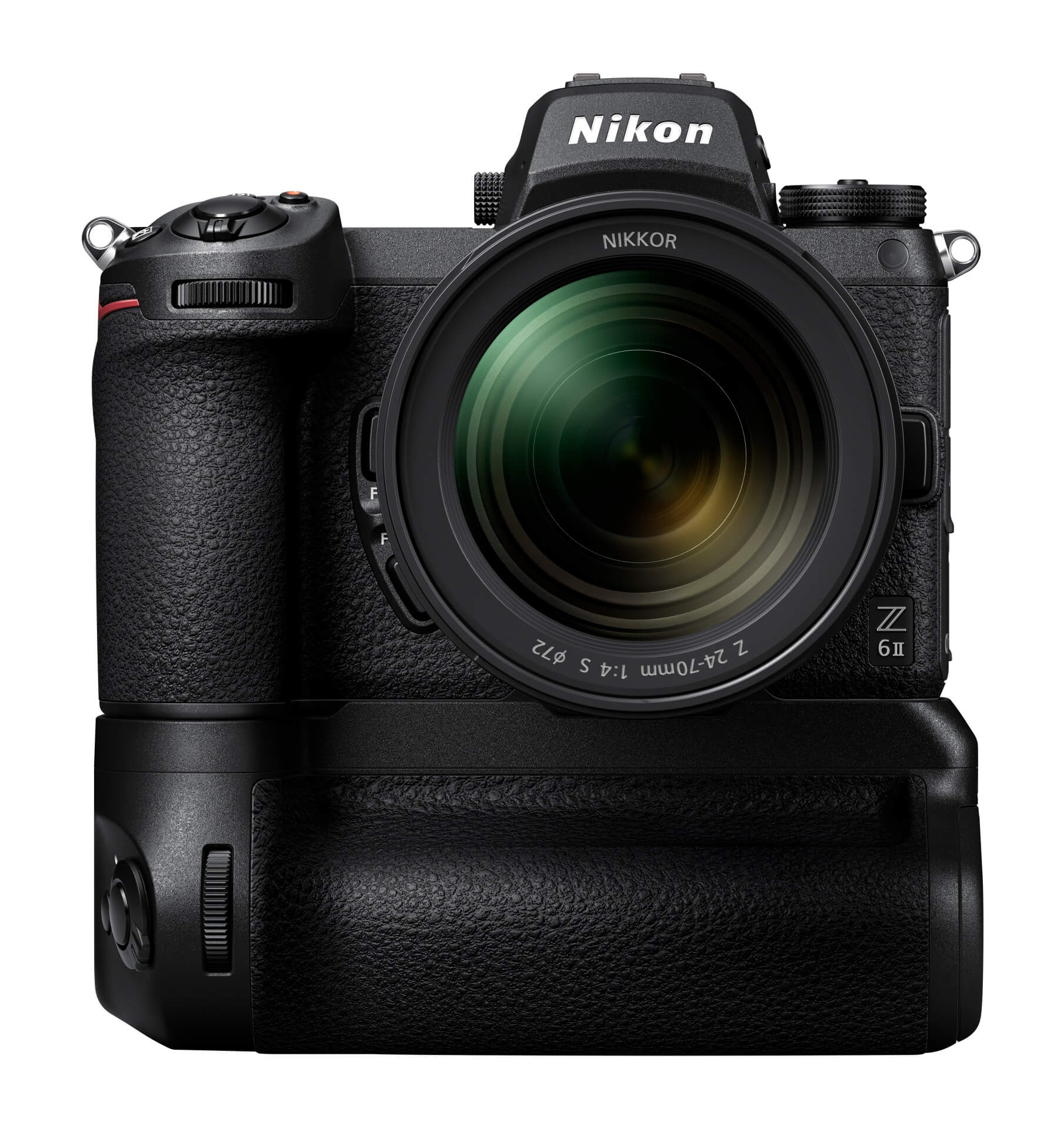 Nikon Z 6II s objektivem Nikkor Z 24–70 mm f/4 S a battery gripem MB-N11