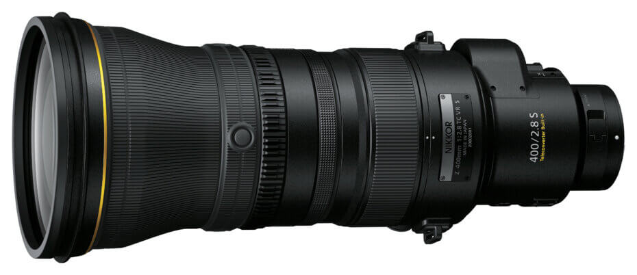 Nikkor Z 400 mm f/2,8 TC VR S (vzhled skutečného výrobku se může od výše uvedeného obrázku lišit)