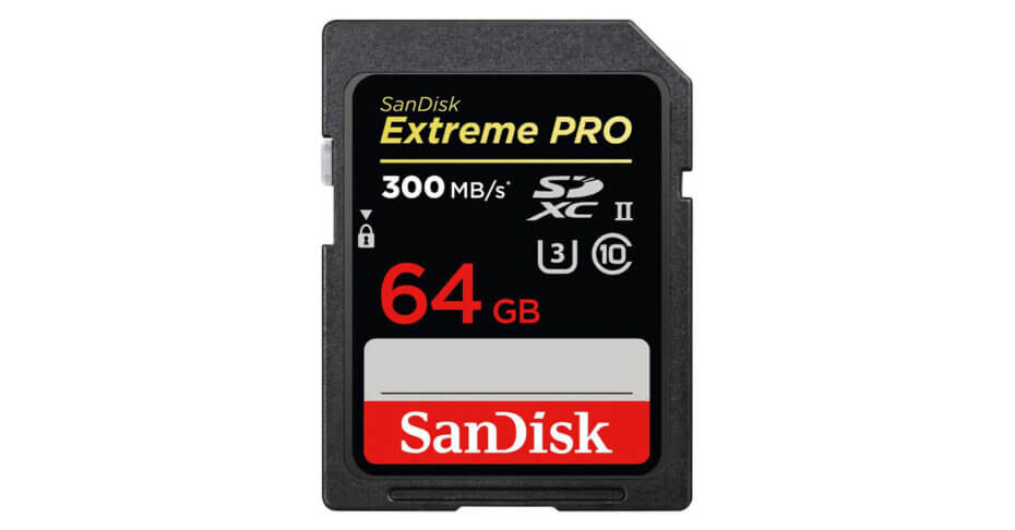 Rychlá SDXC karta SanDisk standardu UHS II v Nikonu Z 50 pracuje bez problémů
