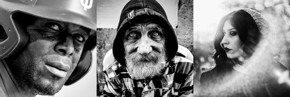 Skvělý černobílý portrét! Kdo byl nejlepší v 1. kole Fotky Nikonblogu?