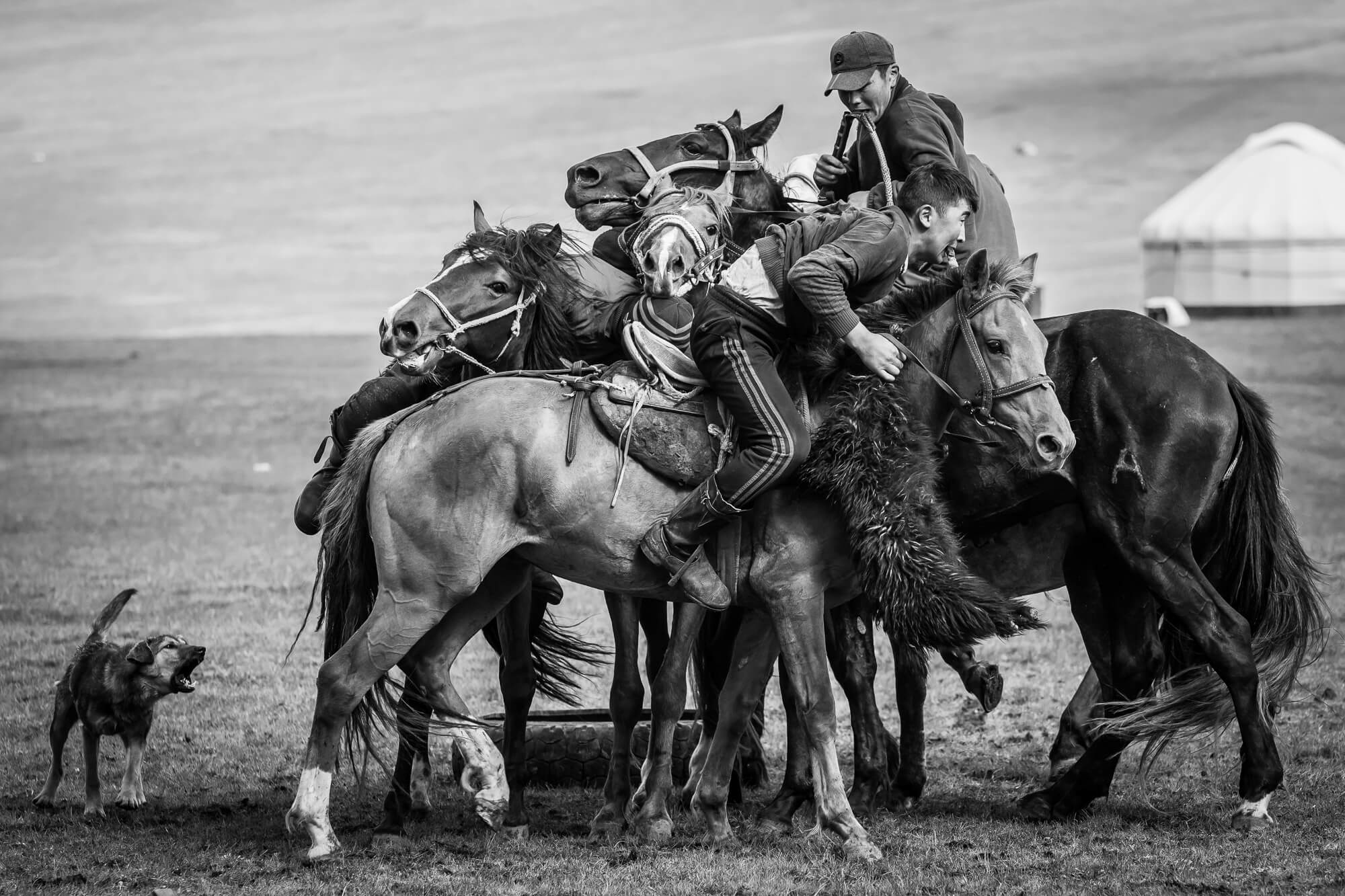 Foto Hana Pešková | Národní sport v Kyrgyzstánu – buzkaši