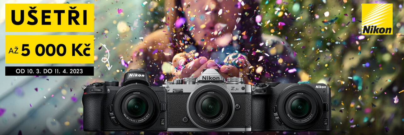 #LEVELUPWITHNIKON – Nikon Z DX s okamžitou slevou právě teď!