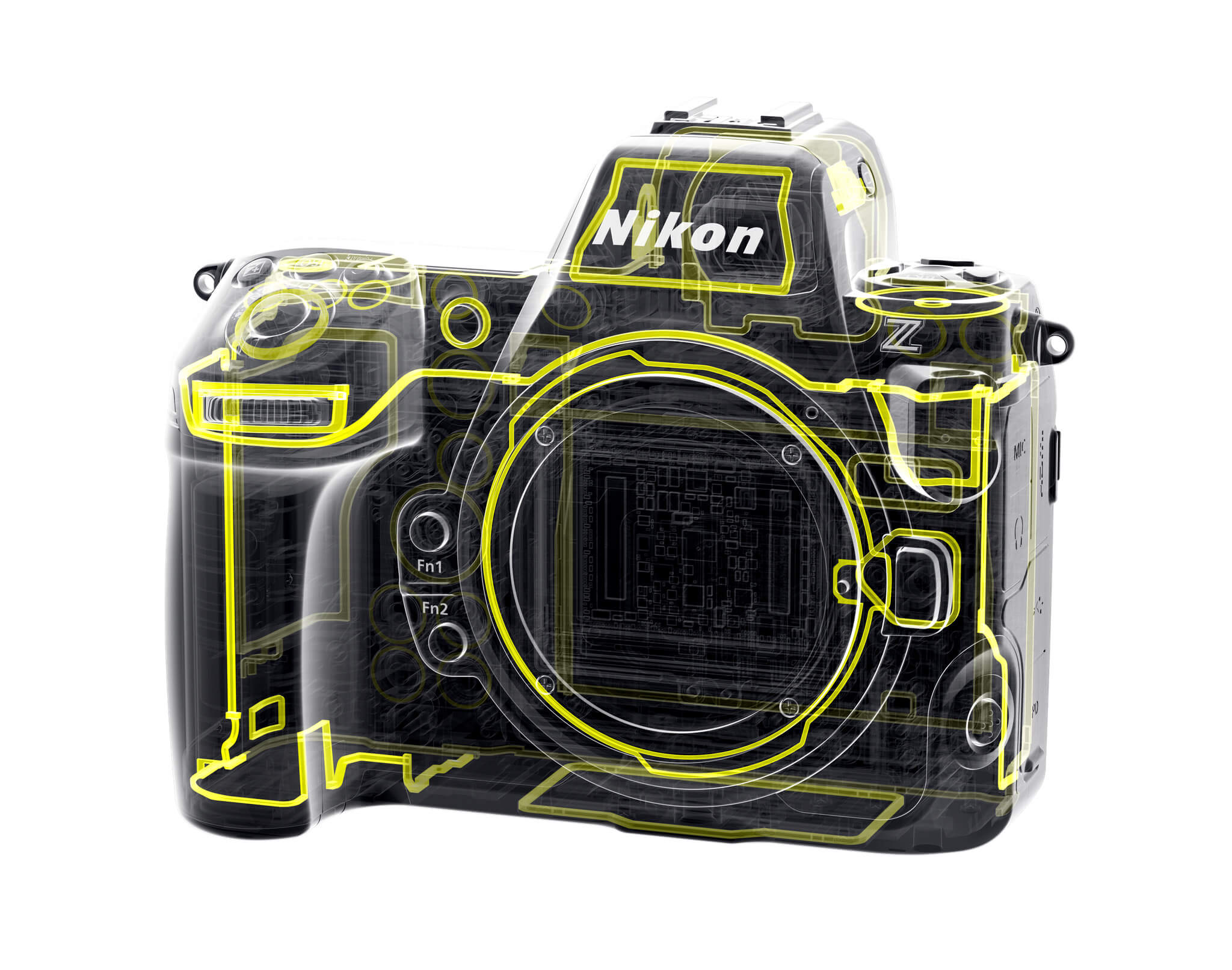 Utěsnění Nikonu Z 8 proti stékající vodě a prachu