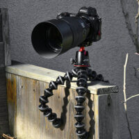 Joby GorillaPod 5K Kit + Nikon Z 7II a NIKKOR Z 135 mm f/1,8 S Plena