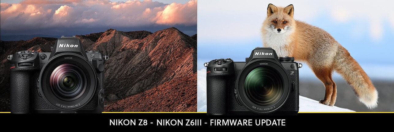 Nový firmware pro Nikon Z 6III a Z 8