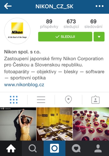 Nikon na Instagramu