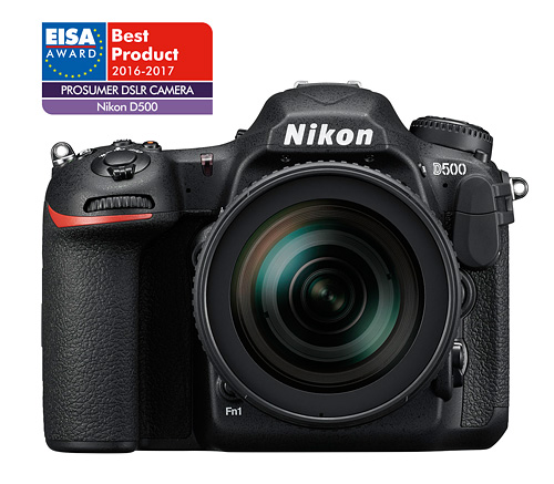 Nikon D500 sbírá jedno ocenění za druhým. Přibyla EISA 2016/2017…