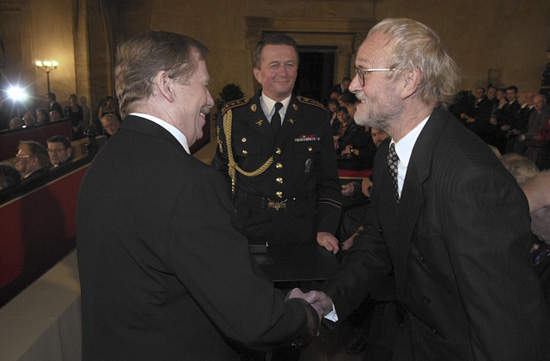 Václav Havel a Josef Koudelka