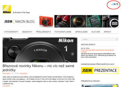 Sociální sítě na Nikonblogu.cz